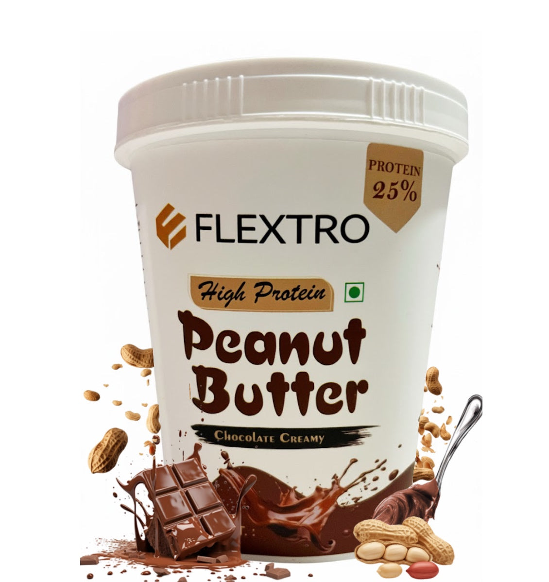 Flextro high protein peanut butter 1kg(crunchy)